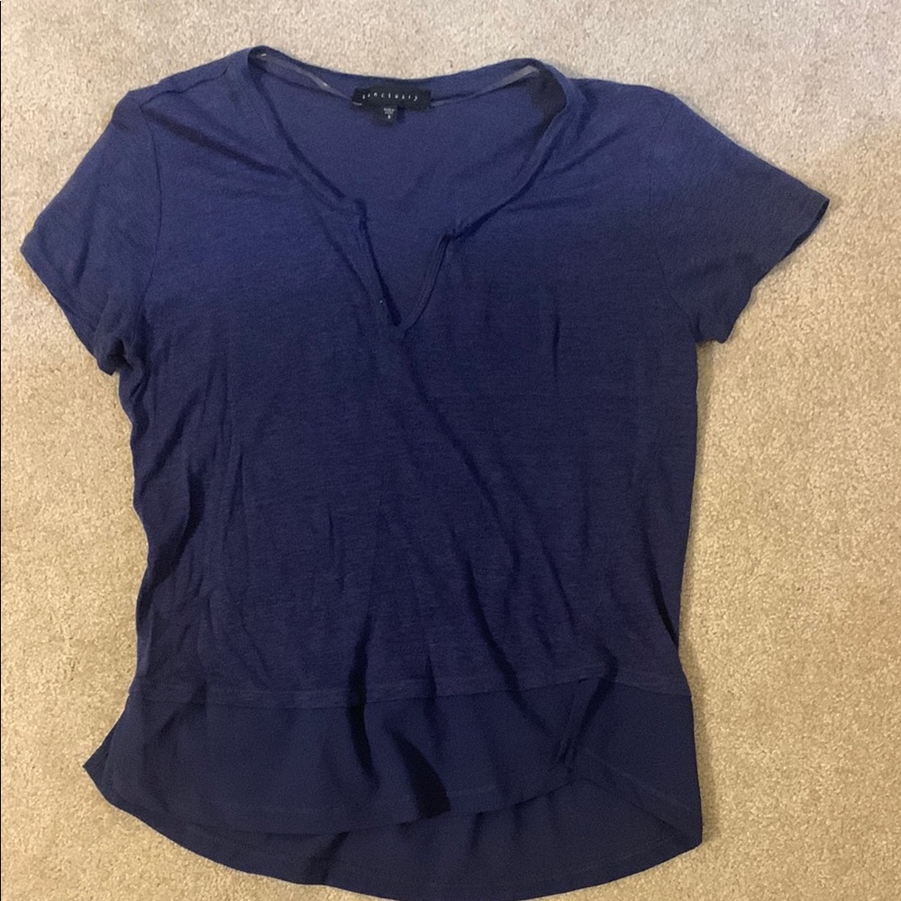 Sanctuary Blue Short Sleeve T-Shirt